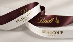 Gold Foil Print Ribbon image 1