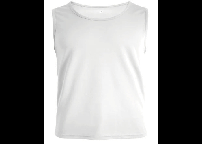 Sports Singlet 100% Microfiber Mini Eyelet Round Neck