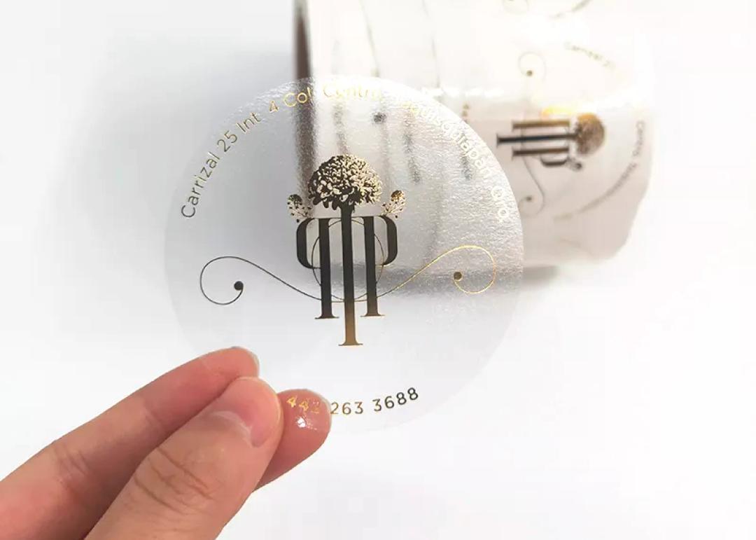 Transparent Sticker-(no white print)
