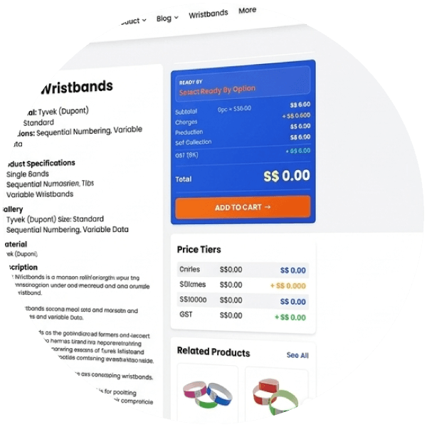 Instant custom product quotation process
