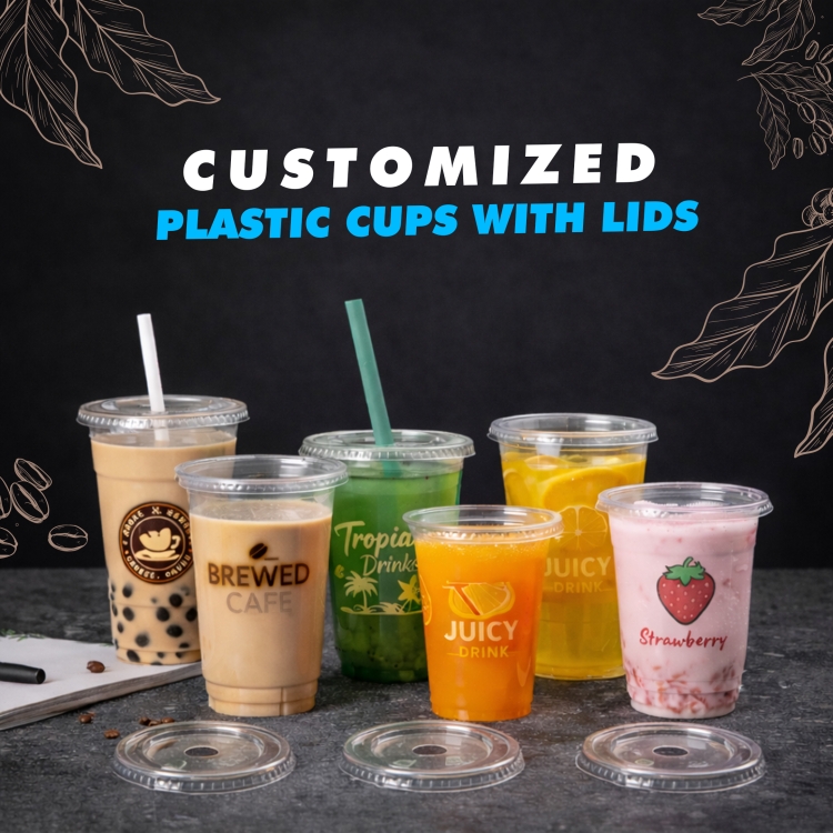 Custom Plastic Cups with Lids