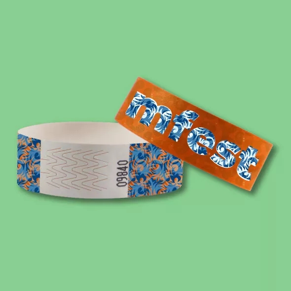 3/4 Full color Tyvek Wristband