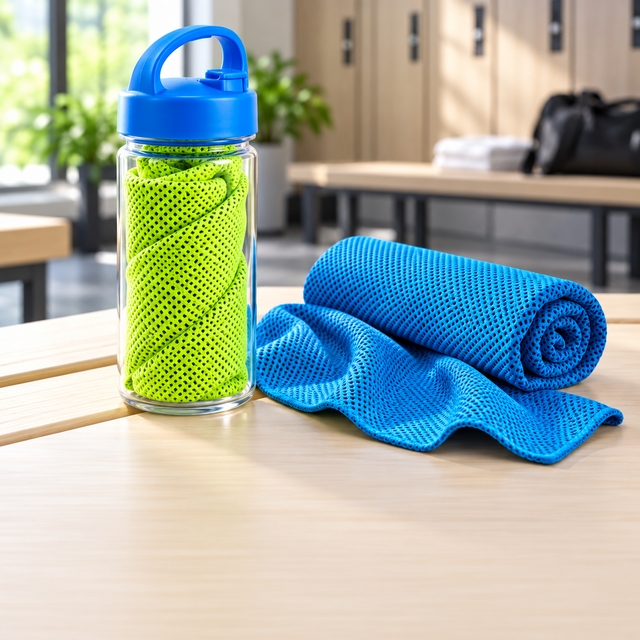 Custom Cooling Towels in Bottles – Cool, Handy & Made for Hot Days