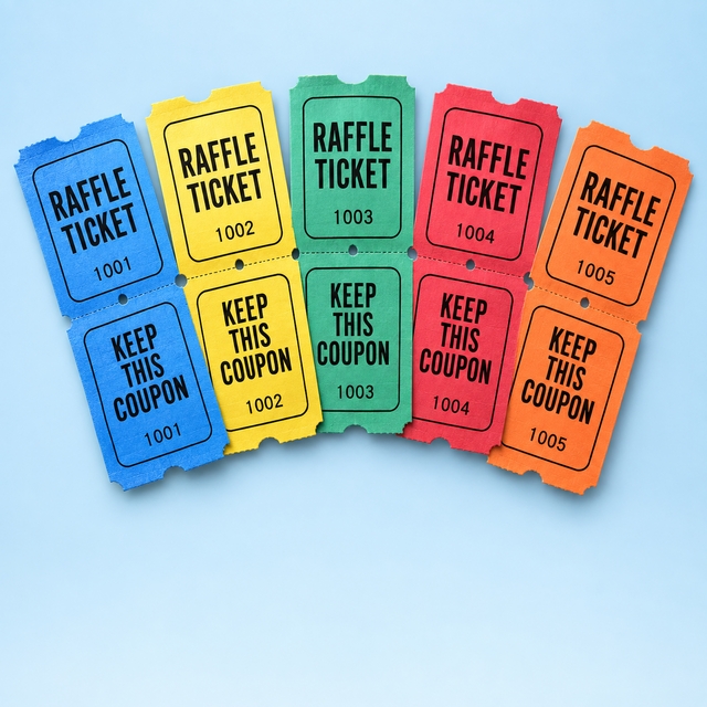 High-Quality Custom Raffle Tickets Printing for Events & Promotions