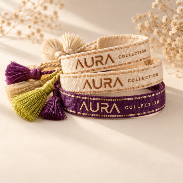 Custom Woven Wristbands – Soft, Smart & Made to Keep