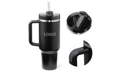 30oz Stainless Steel Tumbler with Handle