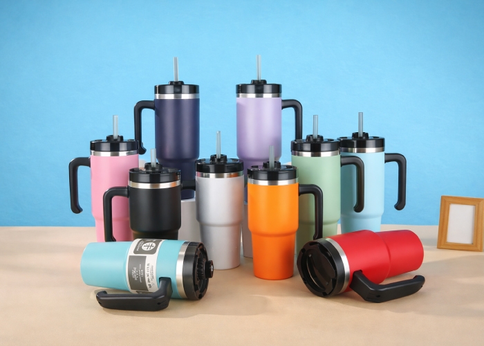 20oz Stainless Steel Tumbler with Handle